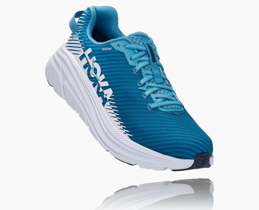 Hoka One One Koşu Ayakkabısı Erkek Mavi/Beyaz - Rincon 2 - HF0785342